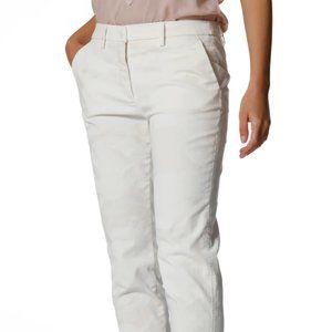 MASON White Camouflage Zip Front Pants NWT